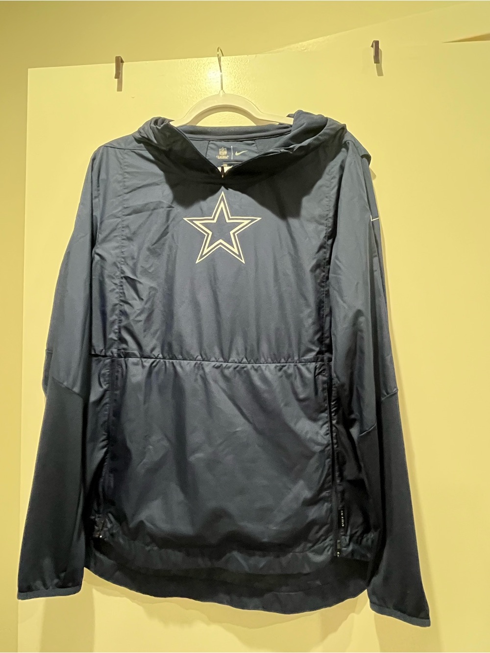 Nike Navy Blue Dallas Cowboys Hooded Pullover with Star Logo